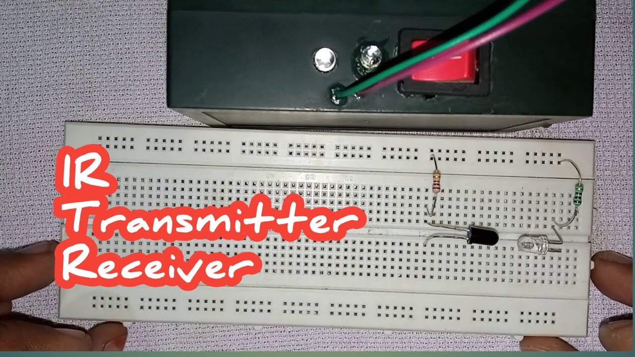 ir transmitter and ir receiver || cms || circuits made simple ||