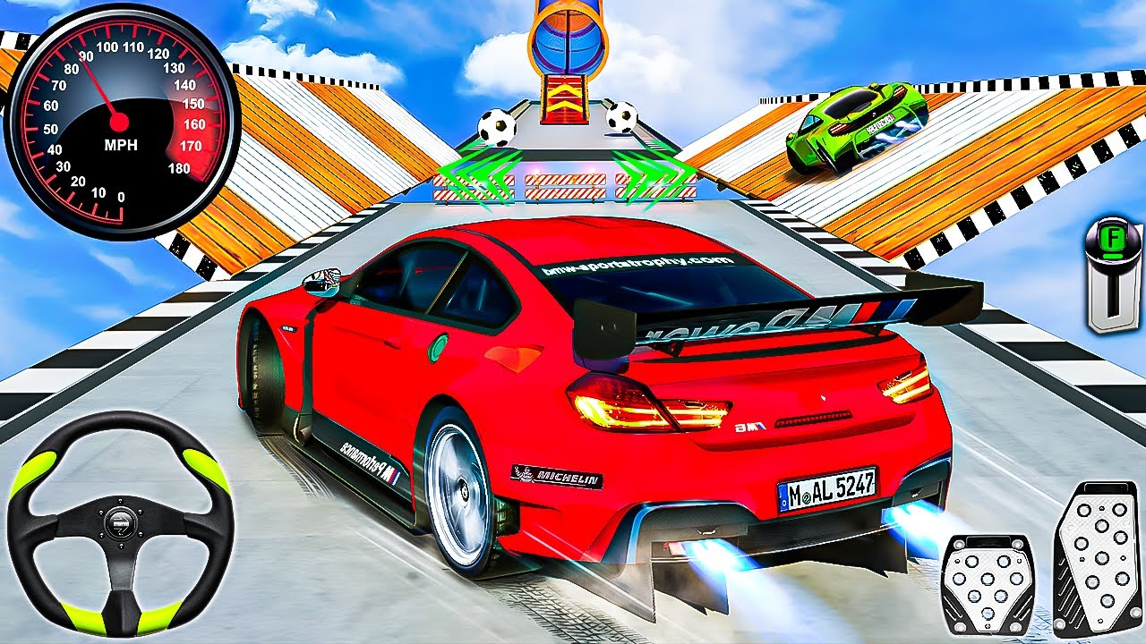 Mega Ramp Car Stunt Master Simulator - Impossible GT Car Racing 3D - Android Gameplay
