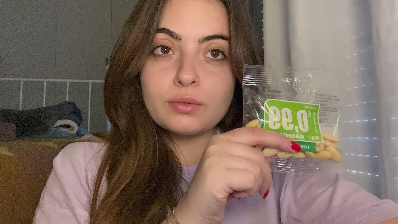 ASMR| Skin care+ merenda insieme 🍪🥜 WHISPERING