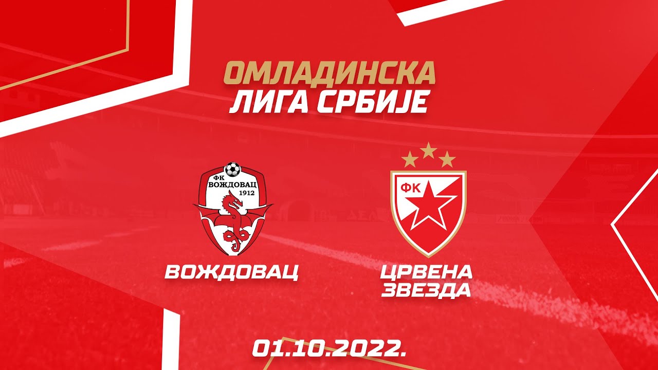Omladinska liga Srbije: Voždovac - Crvena zvezda 0:5, ceo meč