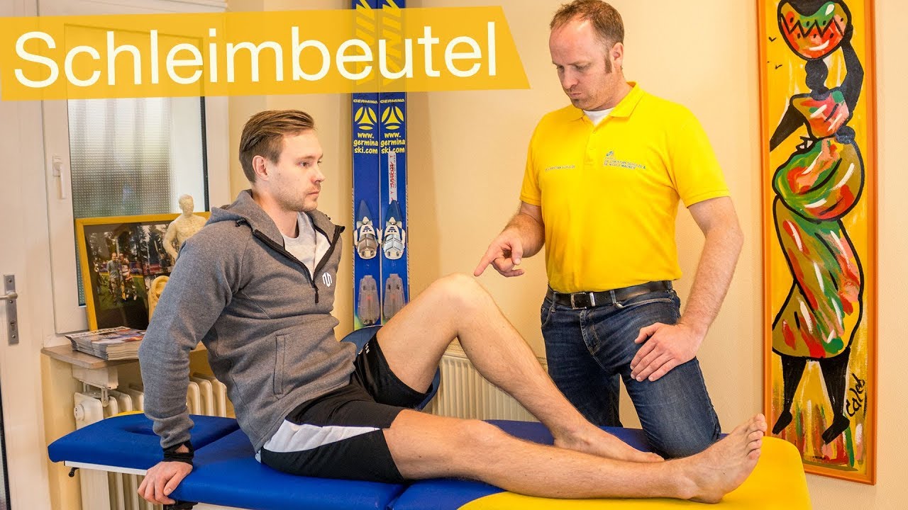 Schleimbeutelentz&uuml;ndung  (Bursitis) ⚡️ Untersuchung & Behandlung am Beispiel Knie