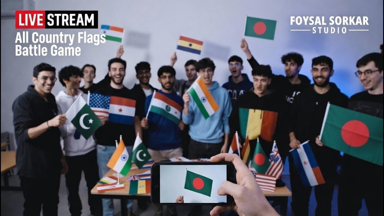 The REAL FLAG BATTLE Game Show! All Country Flags