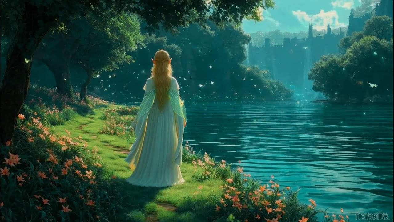 Fantasy Music for Focus & Calm 🌙 A Peaceful Night Walk in the Fairy Realm
