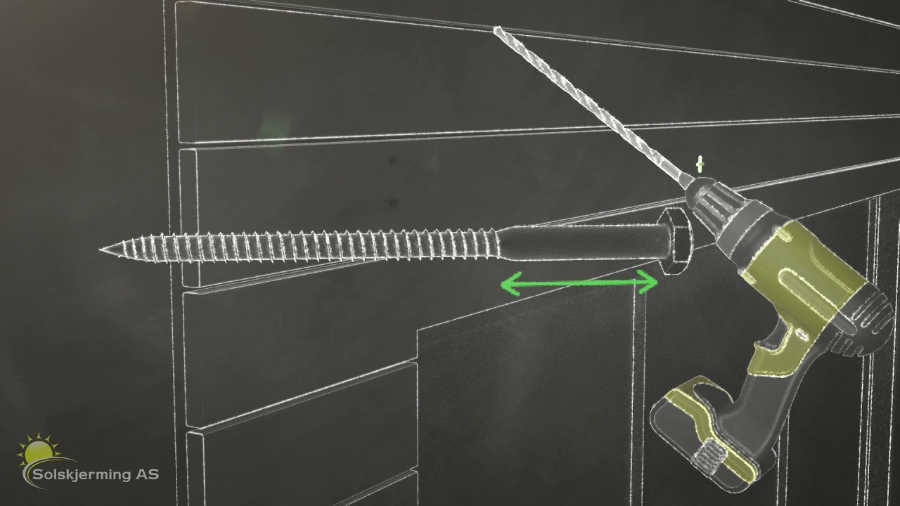 Hvordan montere terrassemarkise fra Solskjerming AS (markise)