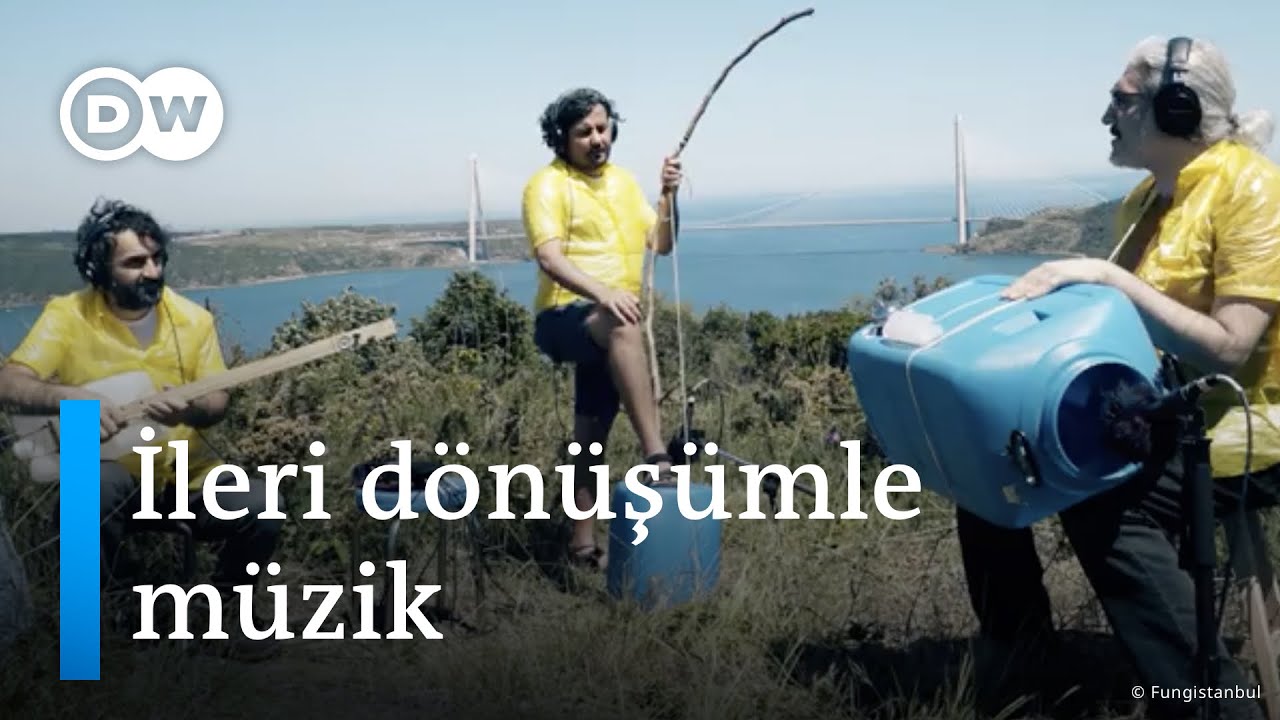 Fungistanbul'un çerden çöpten bulduğu plastik atıklarla yaptığı müzik I 