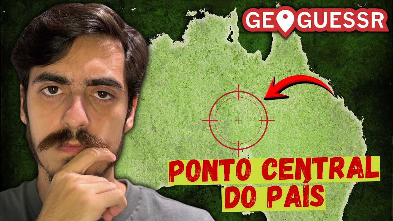 GeoGuessr, mas SEMPRE no ponto CENTRAL do país!