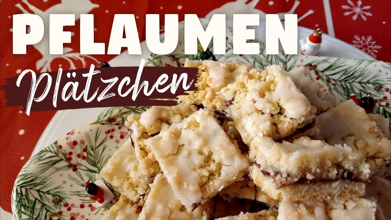 Leckere Pflaumenplätzchen | Rezept Weihnachtsgebäck
