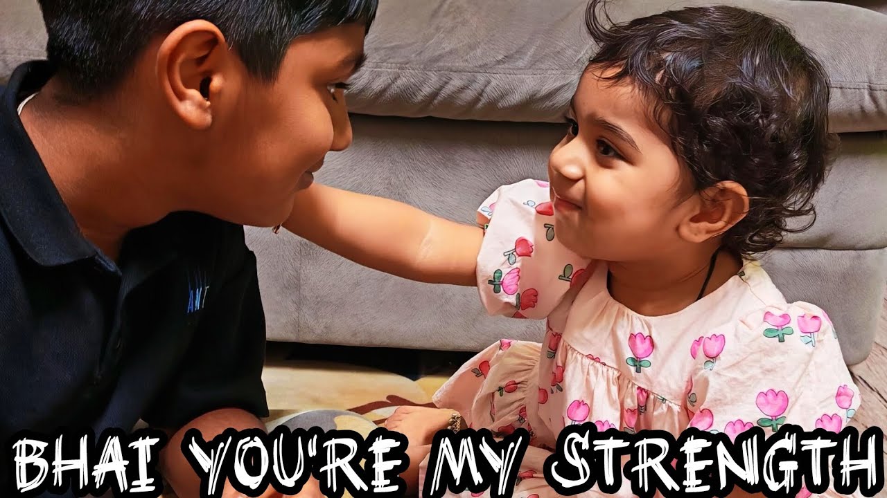 Bhai, You’re My Strength ❤️ | Cute Brother Sister Bond