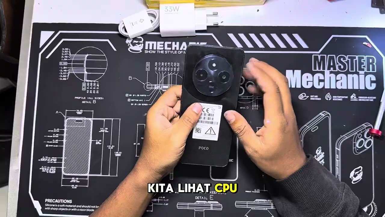 bongkar total disassembly teardown & review xiaomi poco C75