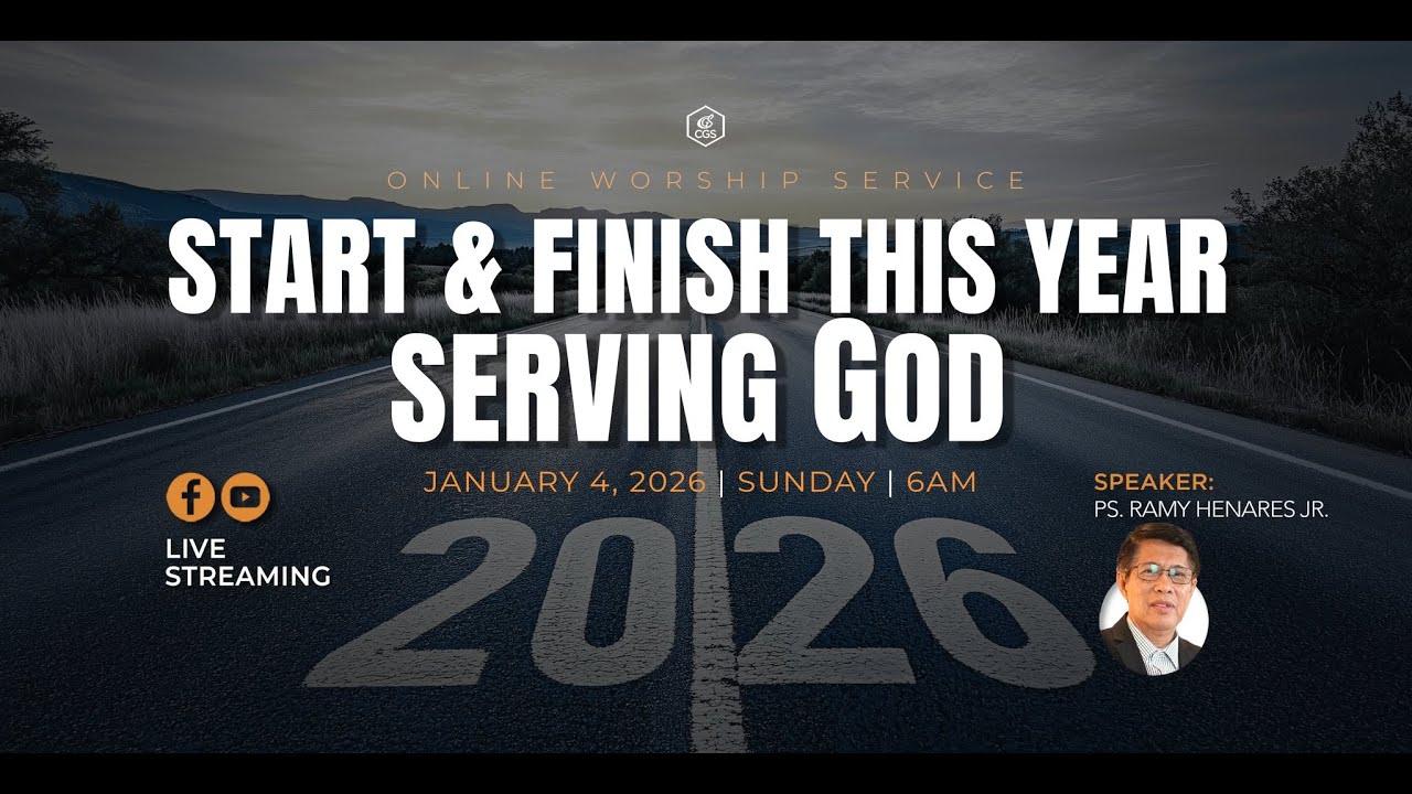 Start & Finish This Year Serving God | Simbahay Online Worship | January 04, 2025