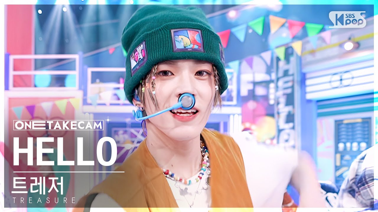 [단독샷캠4K] 트레저 'HELLO' 단독샷 별도녹화│TREASURE ONE TAKE STAGE @SBS Inkigayo 221009