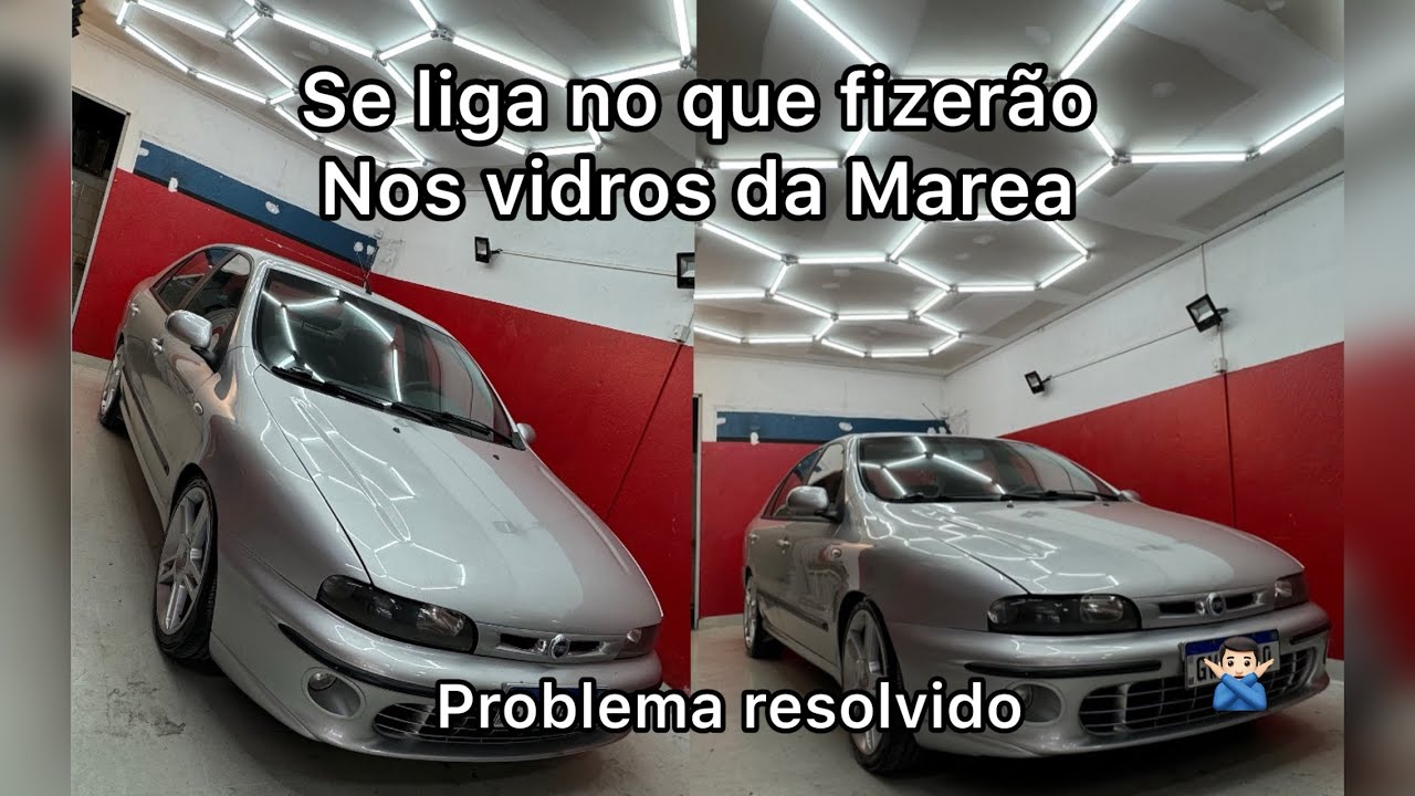 Fiat #marea arrumei o sistema dos vidros veja detalhes e como arrumar