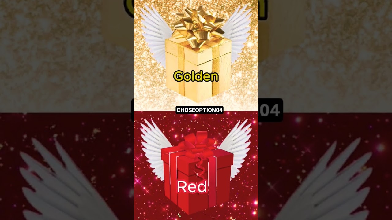 golden vs red💓yt approved this video ✔chose one gift box 🤭🤪#gift