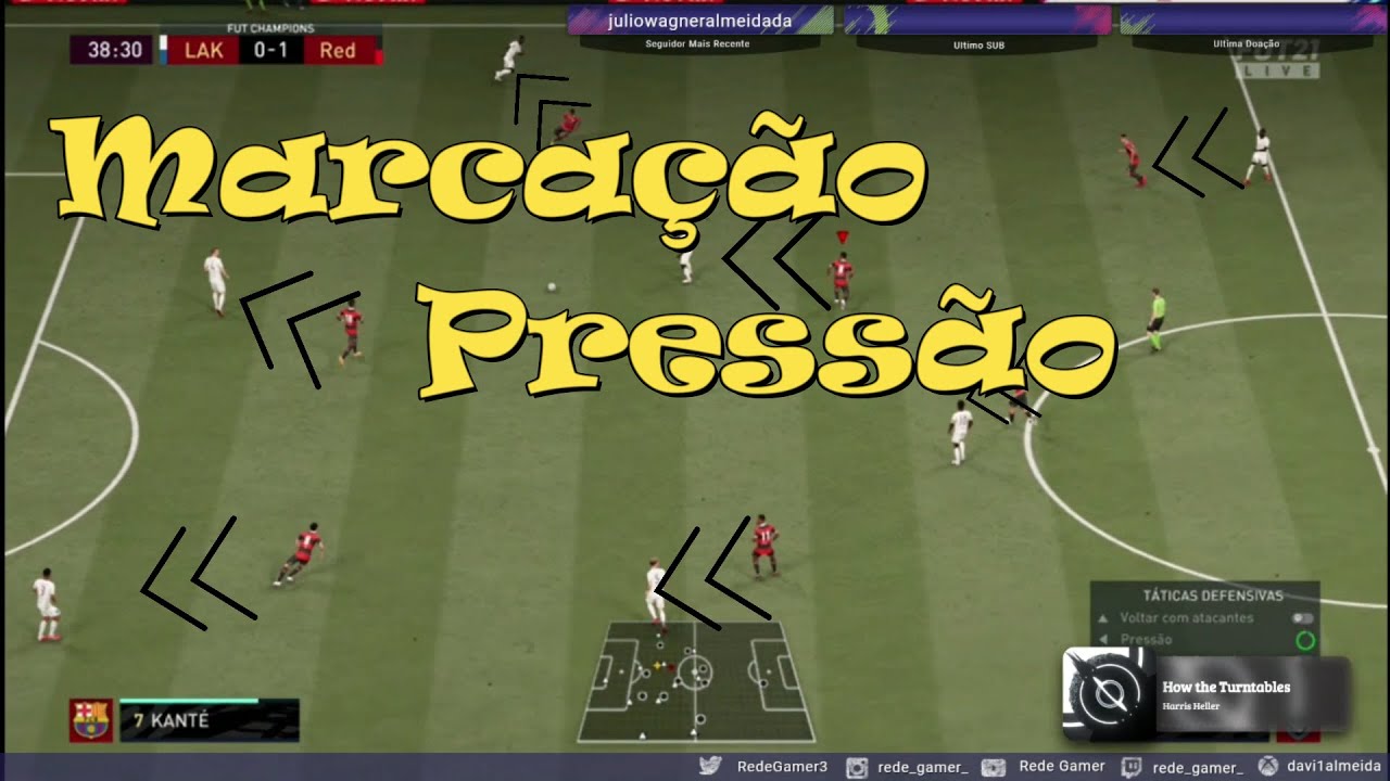 Tutorial de marcação no Fifa 21 - PRESSÃO!!!