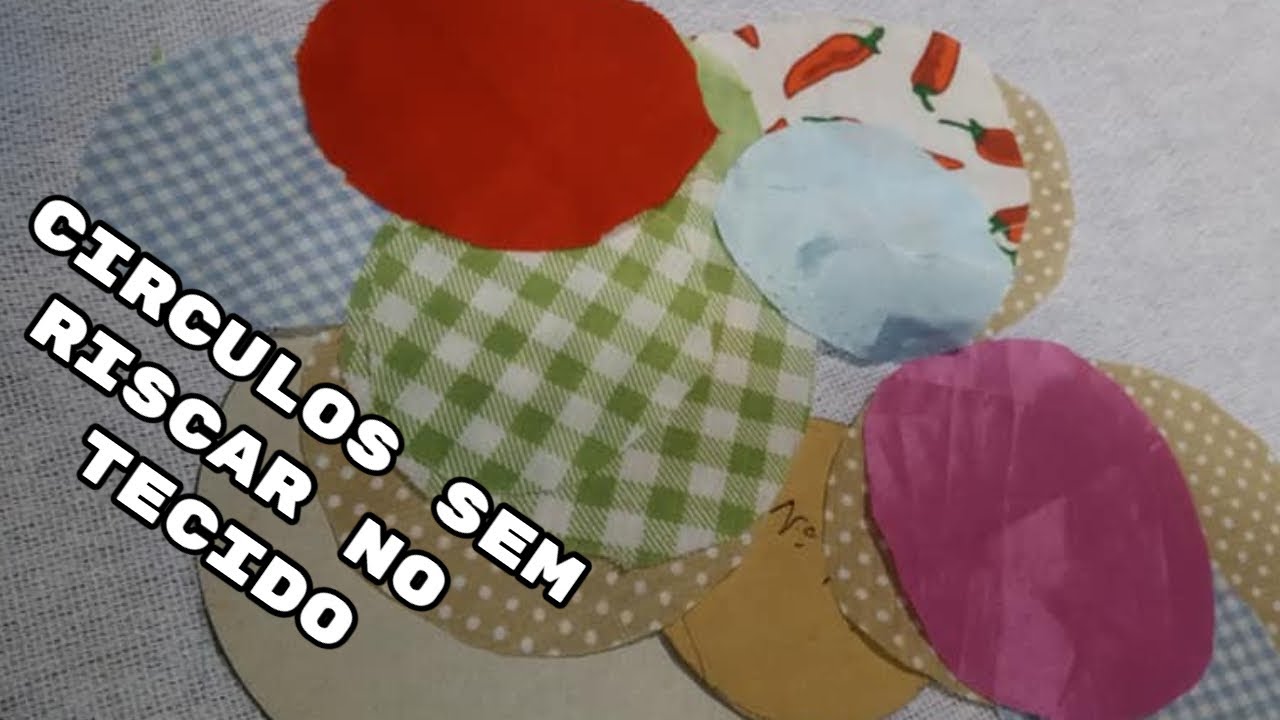 COMO CORTAR CIRCULOS PARA FUXICO SEM PRECISAR RISCAR #FUXICO