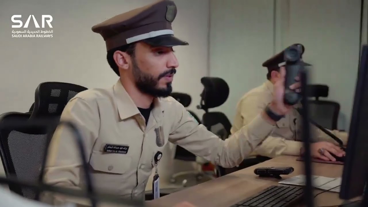 جهود فريق الأمن الصناعي في قطار المشاعر المقدسة
