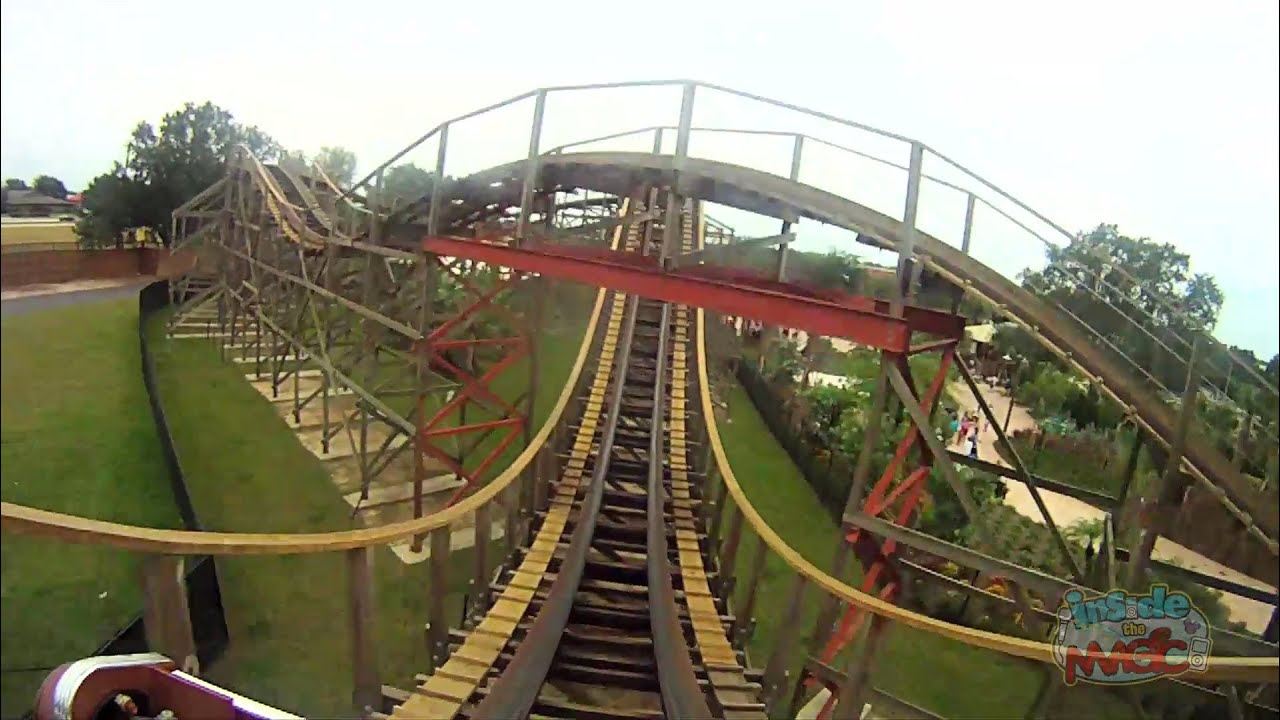 Coastersaurus roller coaster full ride POV at LEGOLAND Florida theme park