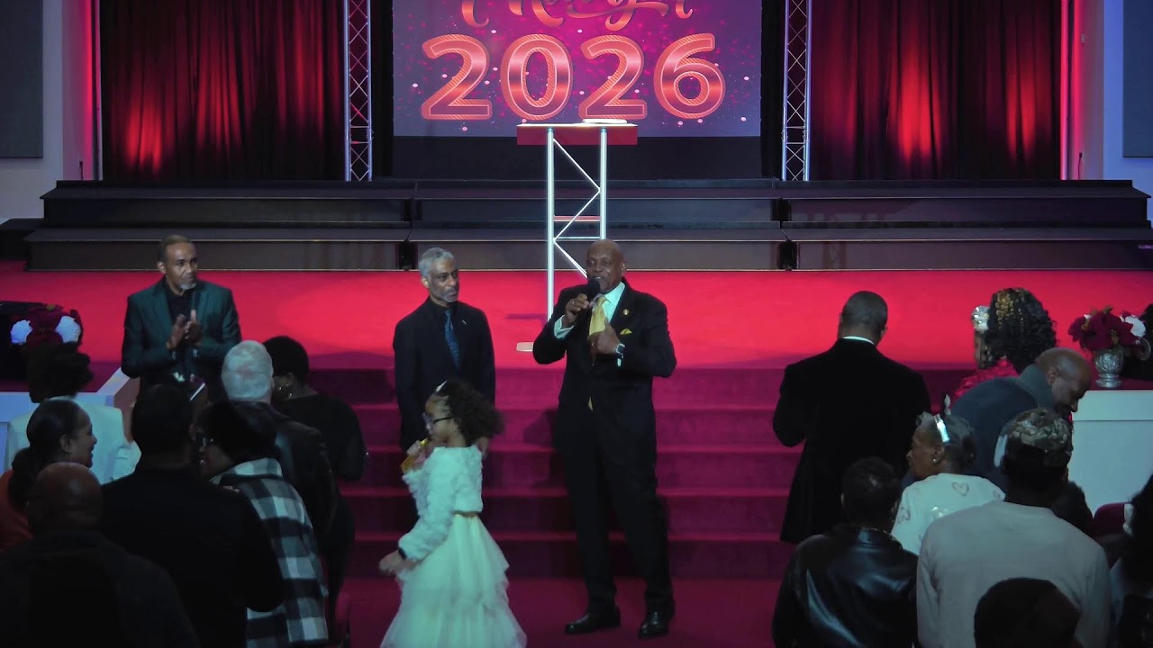 2025 New Year's Eve Service featuring: Pastor John Porter, Rapper Ray Glass, & Singer Jamika.