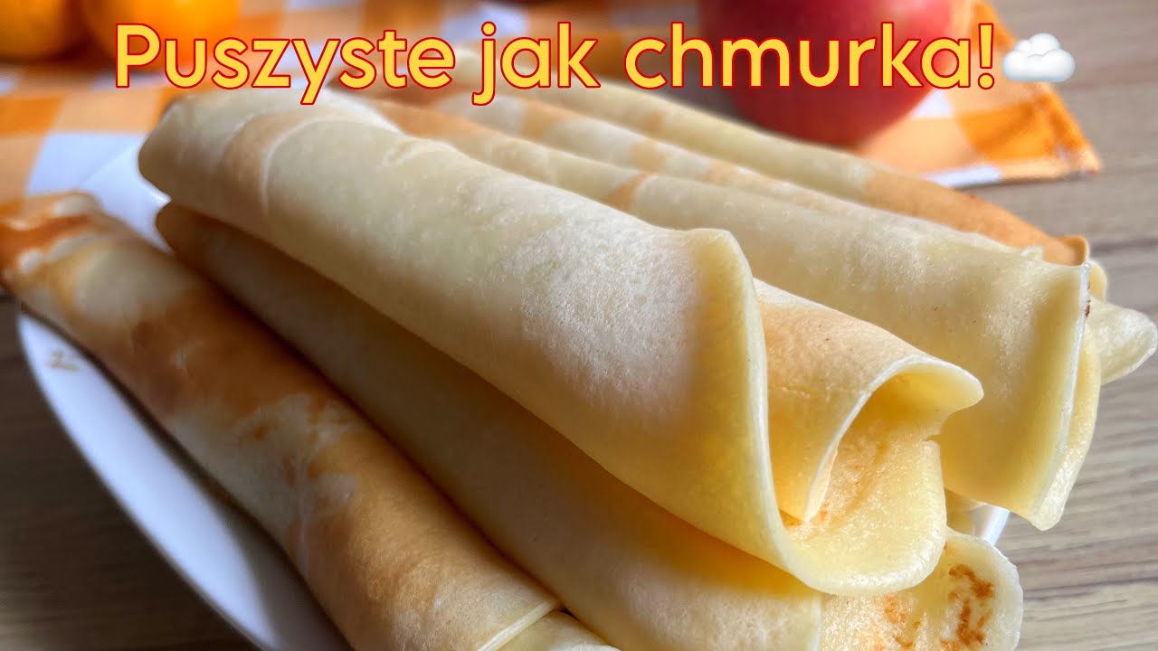 Najdelikatniejsze Puszyste Naleśniki jak chmurka! Sekret puszystości tkwi w jednym składniku!
