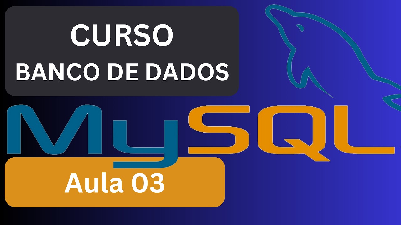 Aula 03 Curso de Banco de Dados criando tabela via comando sql
