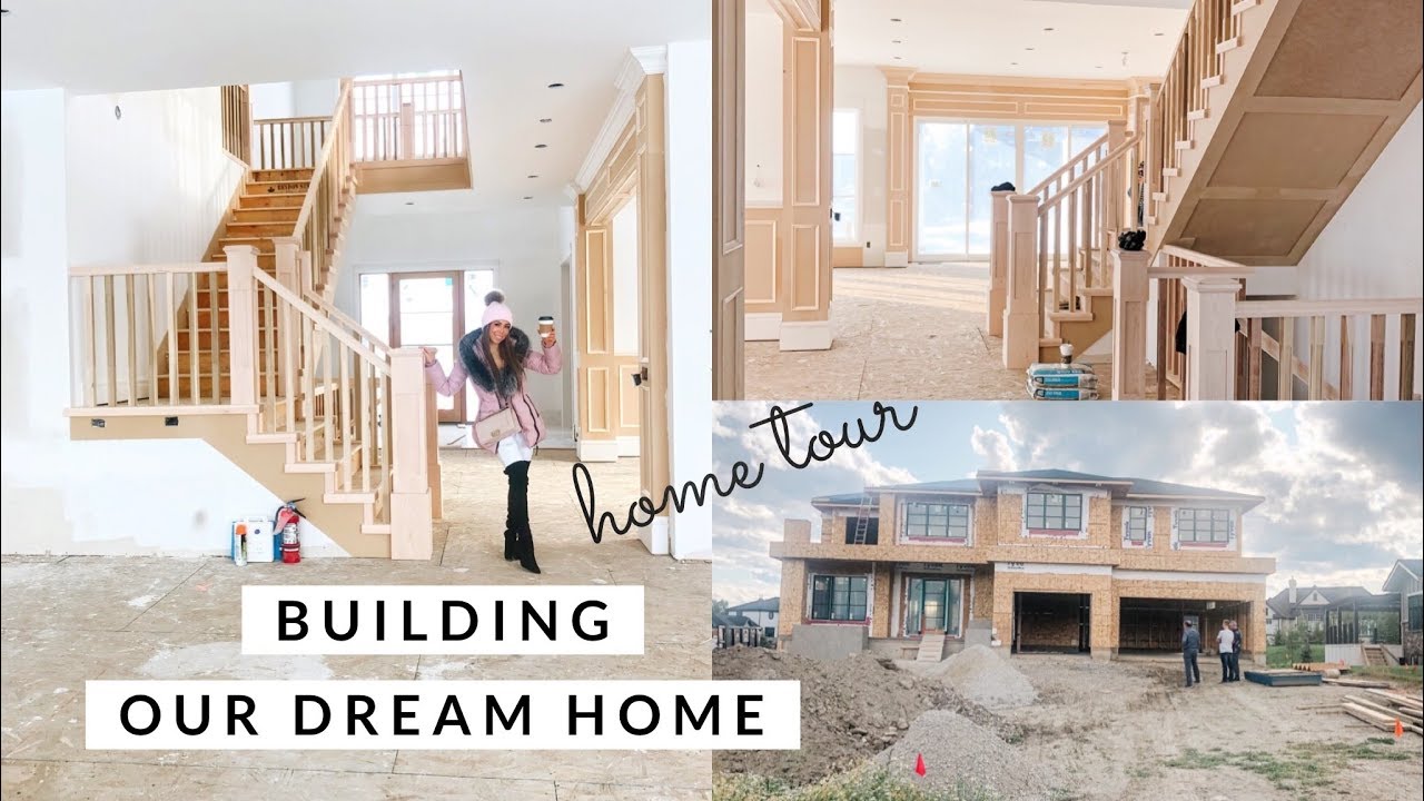 BUILDING OUR DREAM HOME!!🏠FULL TOUR EPISODE 1