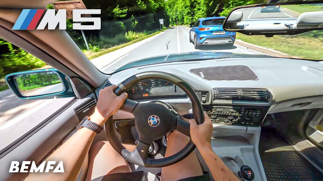 1990 BMW E34 M5 POV Drive | Amazing S38 Sound | 4K