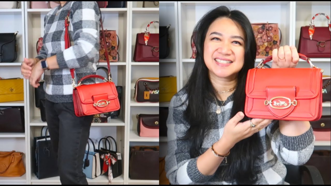COACH HERO SHOULDER BAG IN SPORT RED || 1ST IMPRESSION