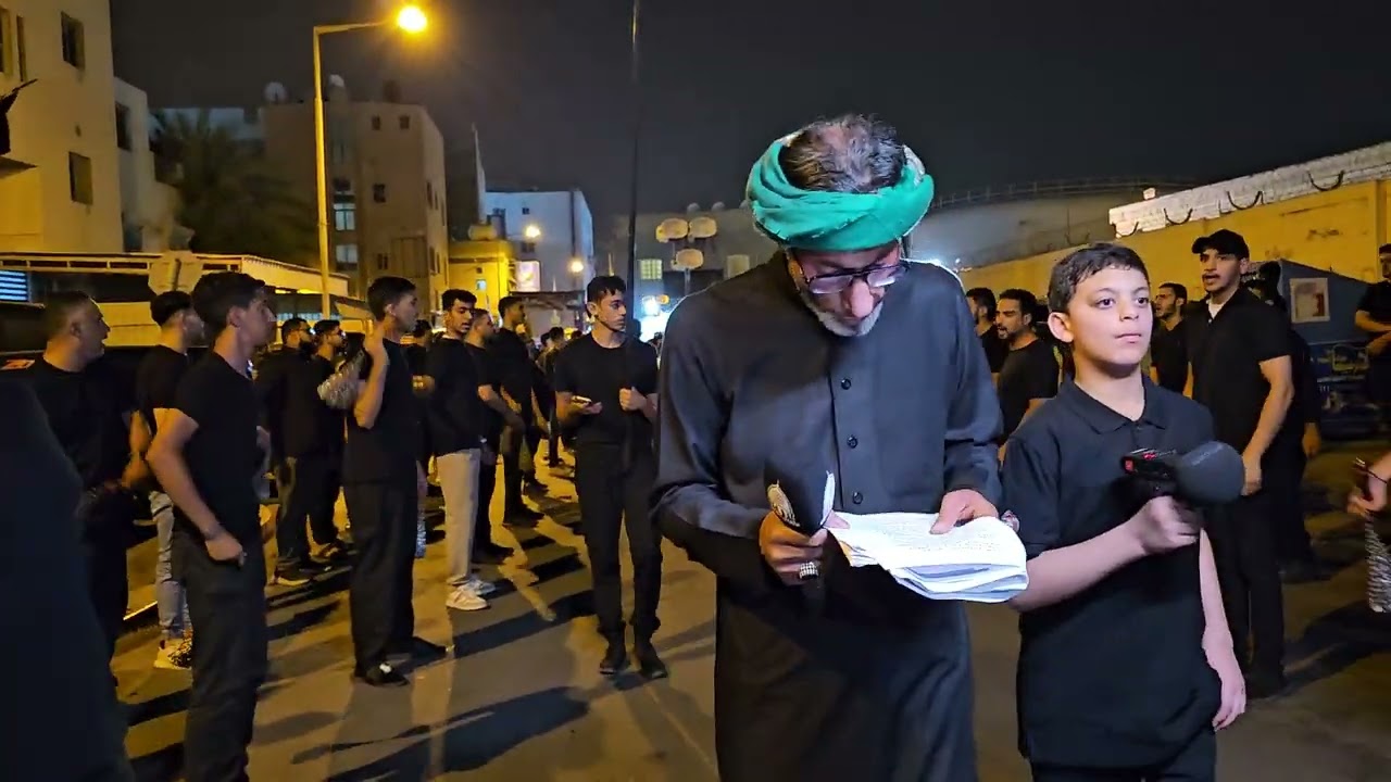 موكب الزنجيل بحسينية بن خميس الرادود  عصام الهاشمي  ليلة  ٧ محرم ١٤٤٧هجرية ٣ يوليو ٢٠٢٥م