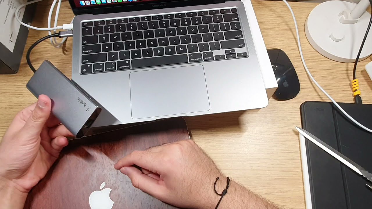 Распаковка и первые впечатления от концентратора Belkin USB C