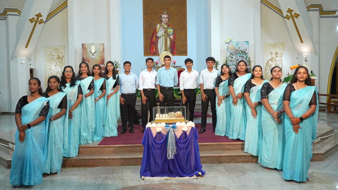 Mother Mary devotional song sung  by Holy Trinity Youths club | Infant Jesus Church Prabhat Nagar