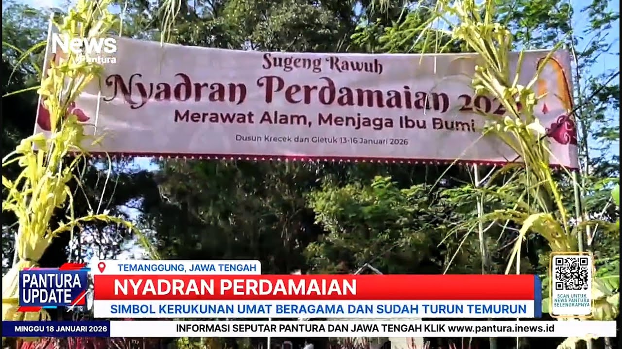 Nyadran perdamaian di Temanggung simbol kerukunan umat beragama