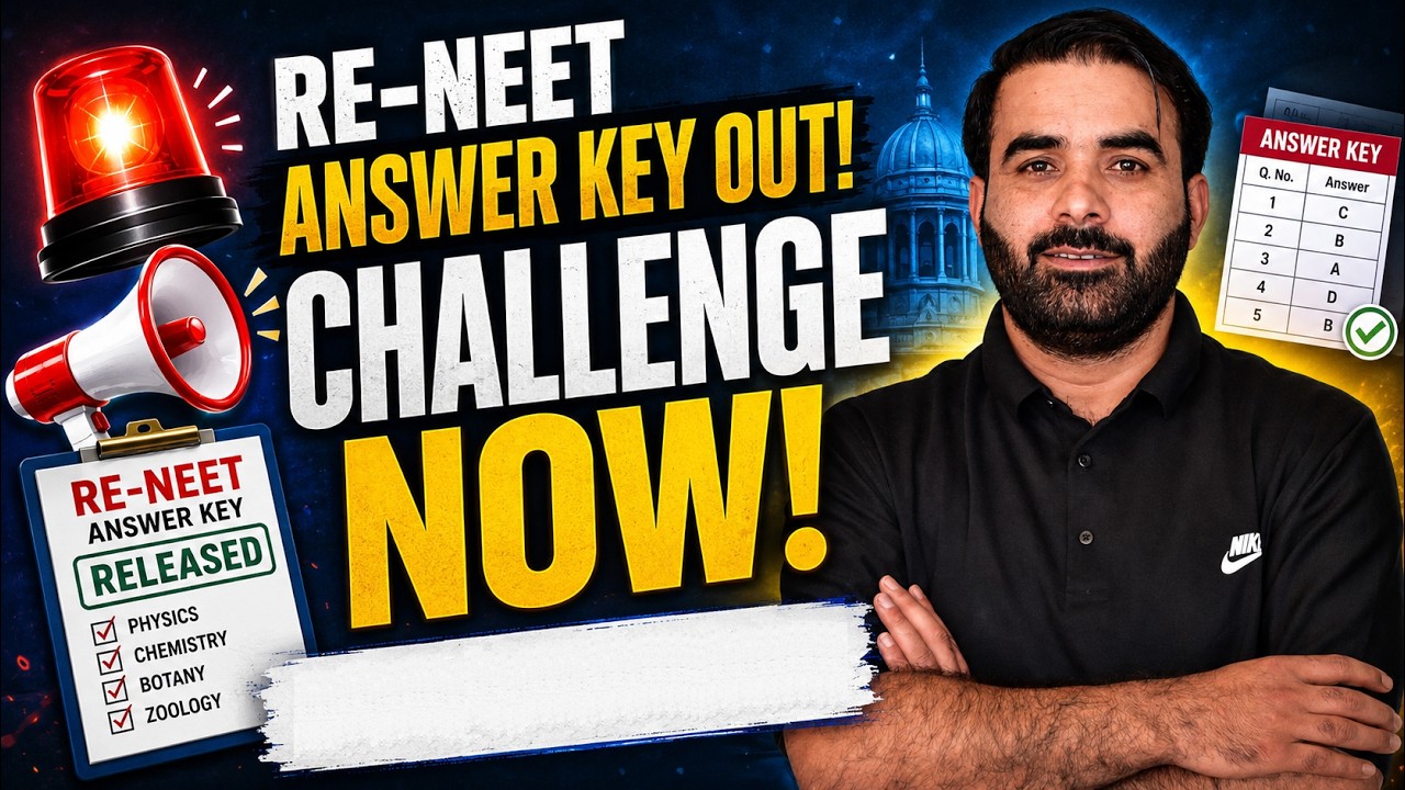 Chemical Kinetics Question Challenge | NTA Answer Key Wrong 0.75 vs 1.5 | ReNEET 2026 | Irfan Magray