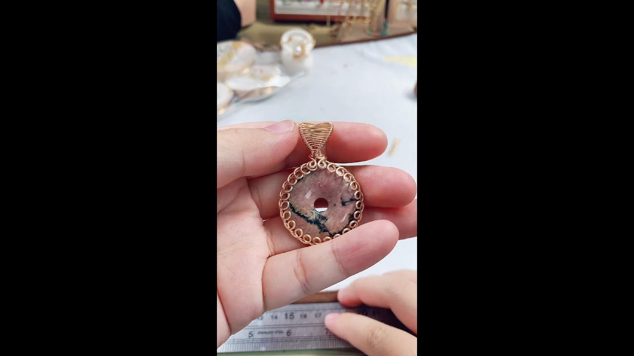 [Step by Step Tuto] How to Make a Wire Wrapped Pendant with an Oval Stone