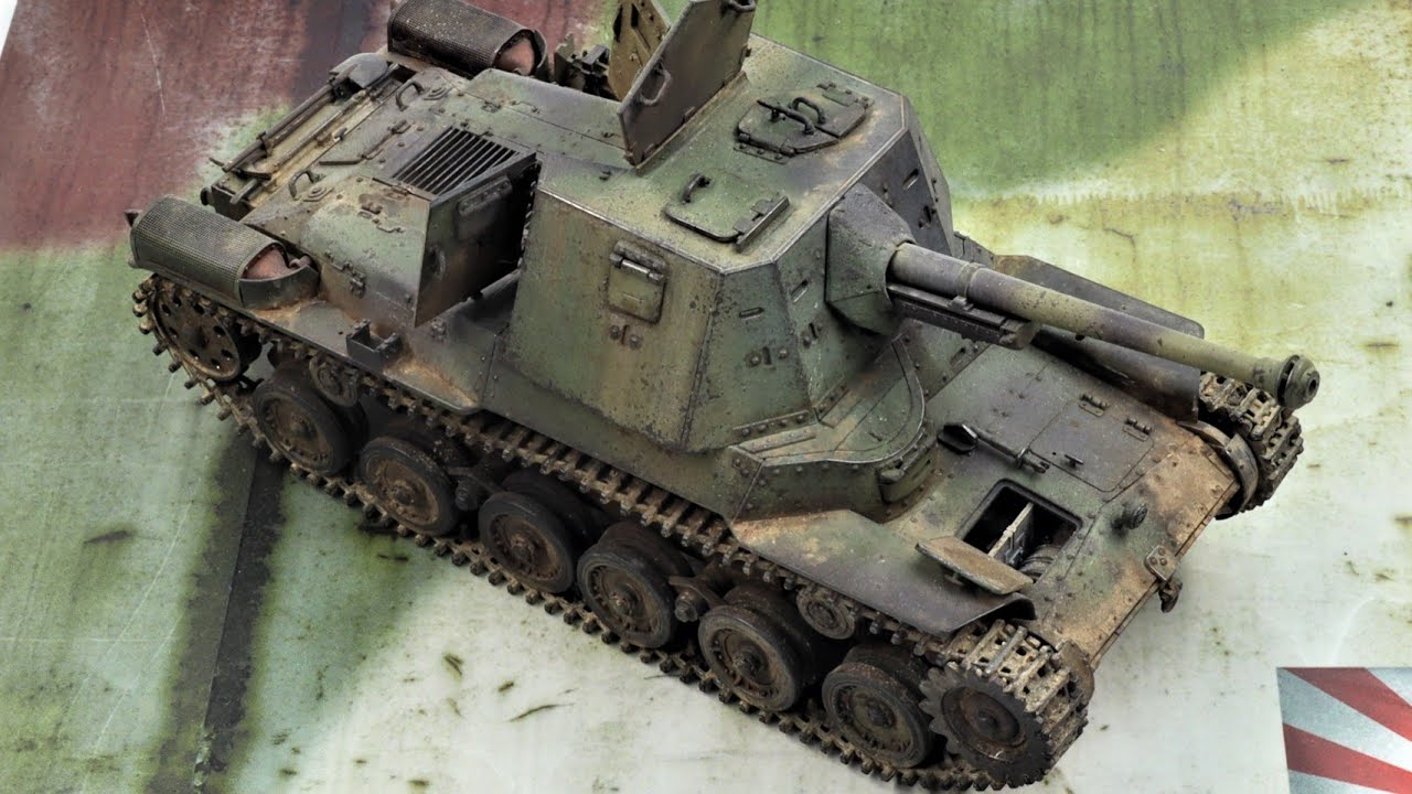 Type 3 1/35 scale model tank build