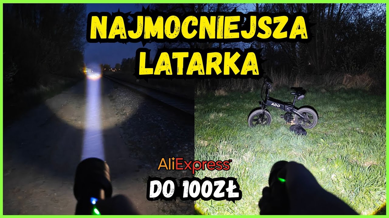 KENSUN KS008 &ndash; TA LATARKA TO HIT ALIEXPRESS! (Recenzja / TEST latarki do 100 zł?!)