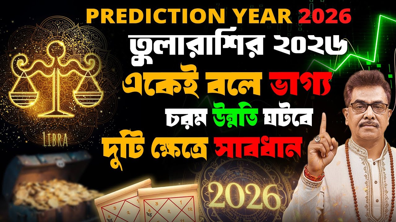 তূলা রাশির বর্ষফল 2026।Tula Rashi 2026।Tula Rashifal 2026 ।तुला वार्षिक राशिफल 2026।Libra Sign 2026