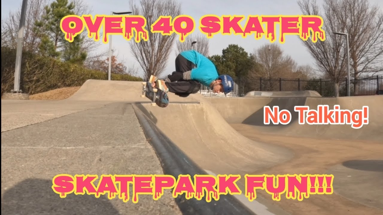 Over 40 Backside Airs Skatepark transition session. Gnarly pool Rock n Rolls early grabs, grinds POV