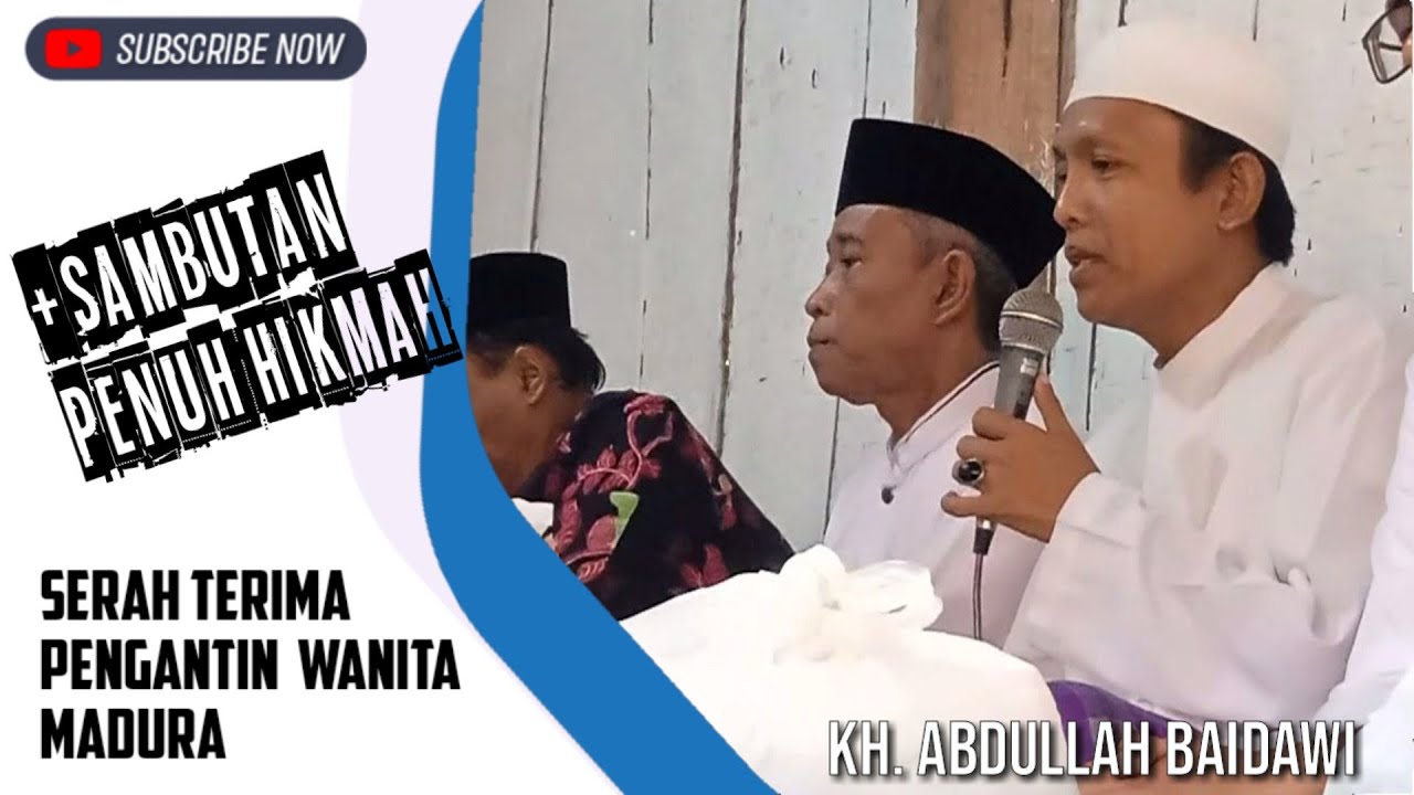 SERAH TERIMA PENGANTIN PEREMPUAN BAHASA MADURA LUCU - ADAT MADURA