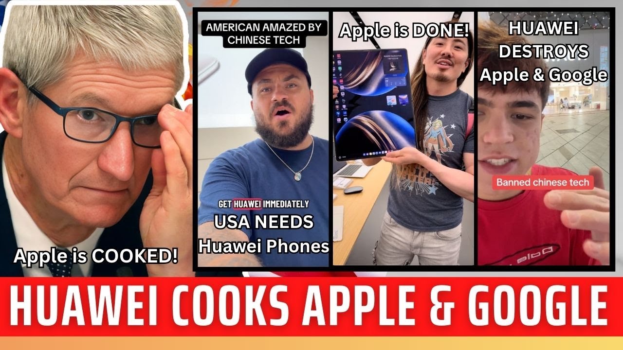 Китайская компания Huawei уничтожит Apple и Google &mdash; американские технологии &mdash; отстой!