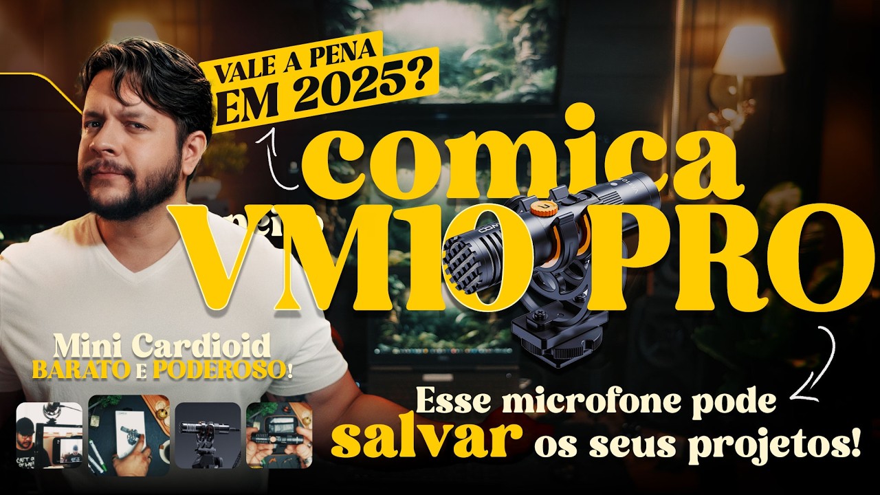 Microfone Comica VM10 Pro: O Melhor MIC Custo-Benef&iacute;cio em 2025?
