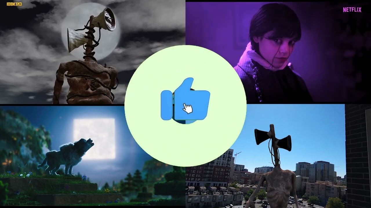 Siren Head vs Wednesday 2 Coffin dance