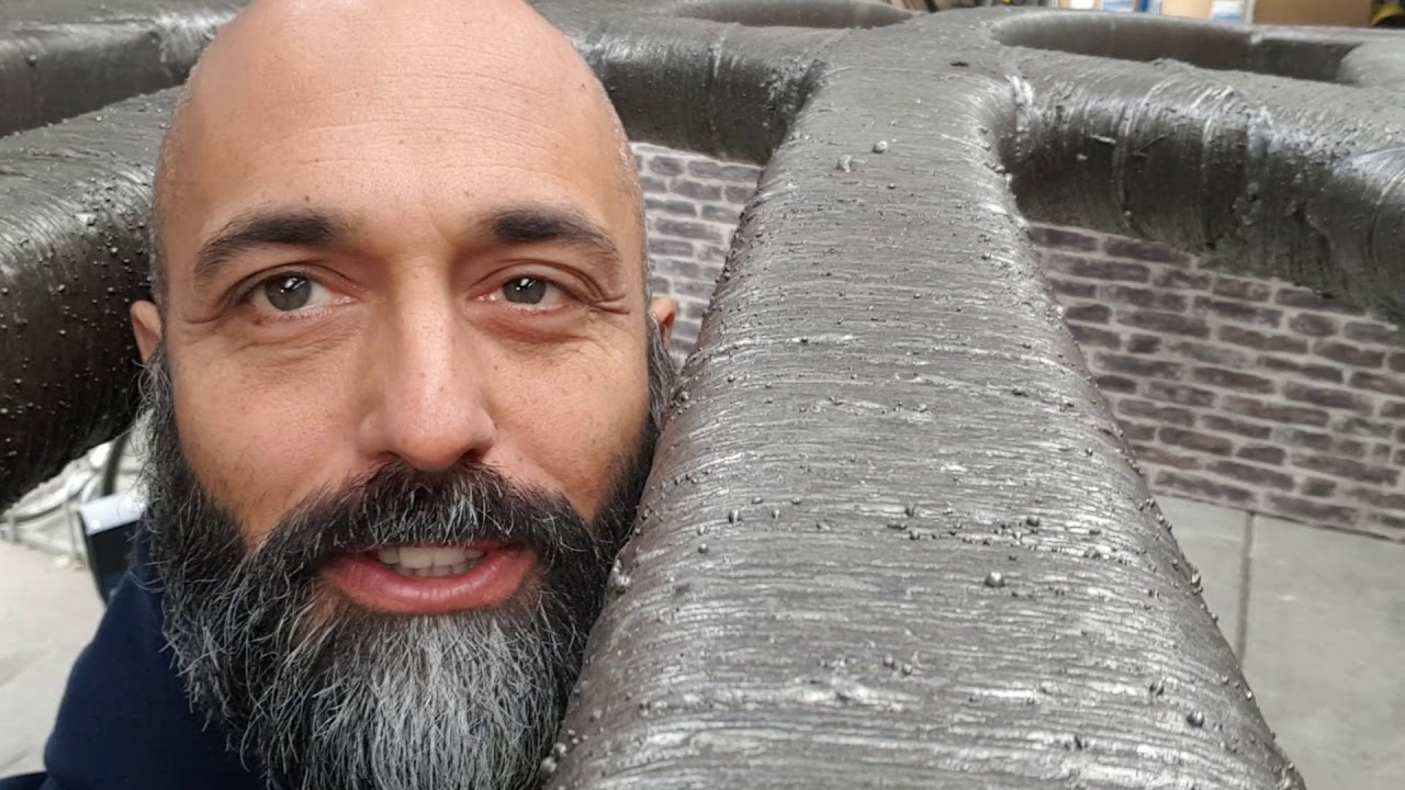 Visiting MX3D to see the world's first 3D printed steel bridge