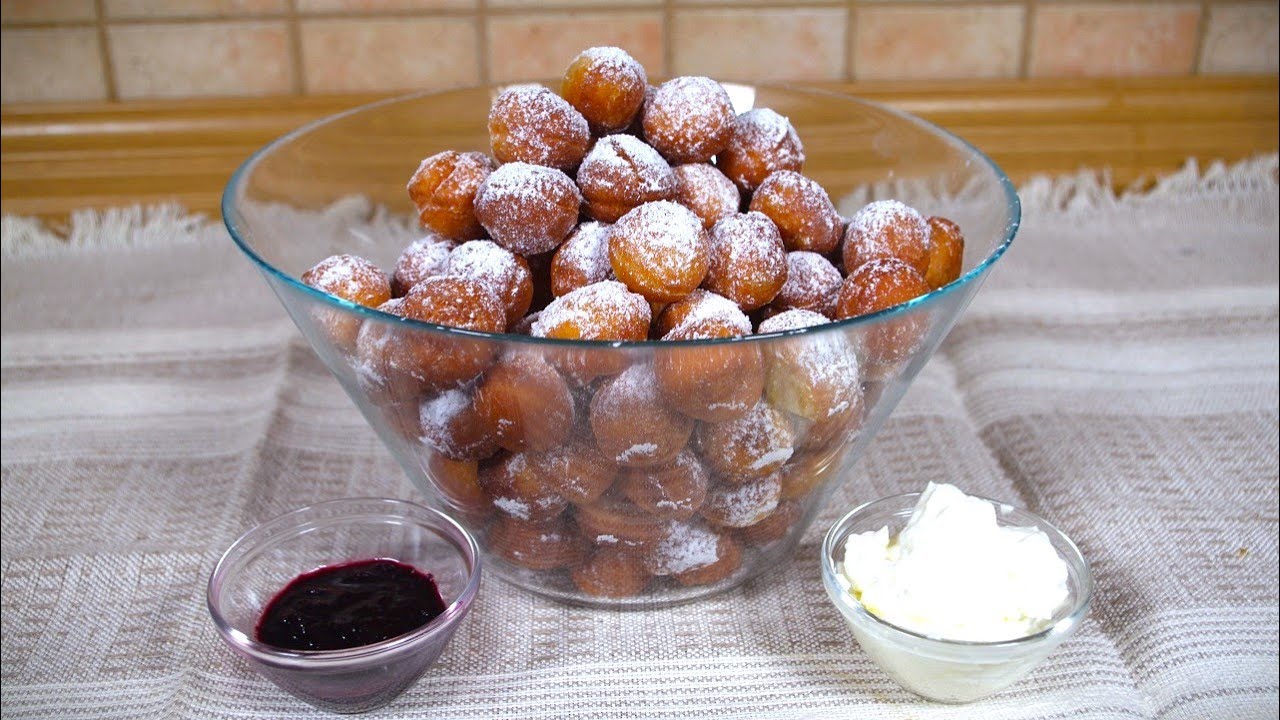 Mega pyszne serowe mini pączki z twarogu z wiaderka | 150 pączusiów w 30 minut
