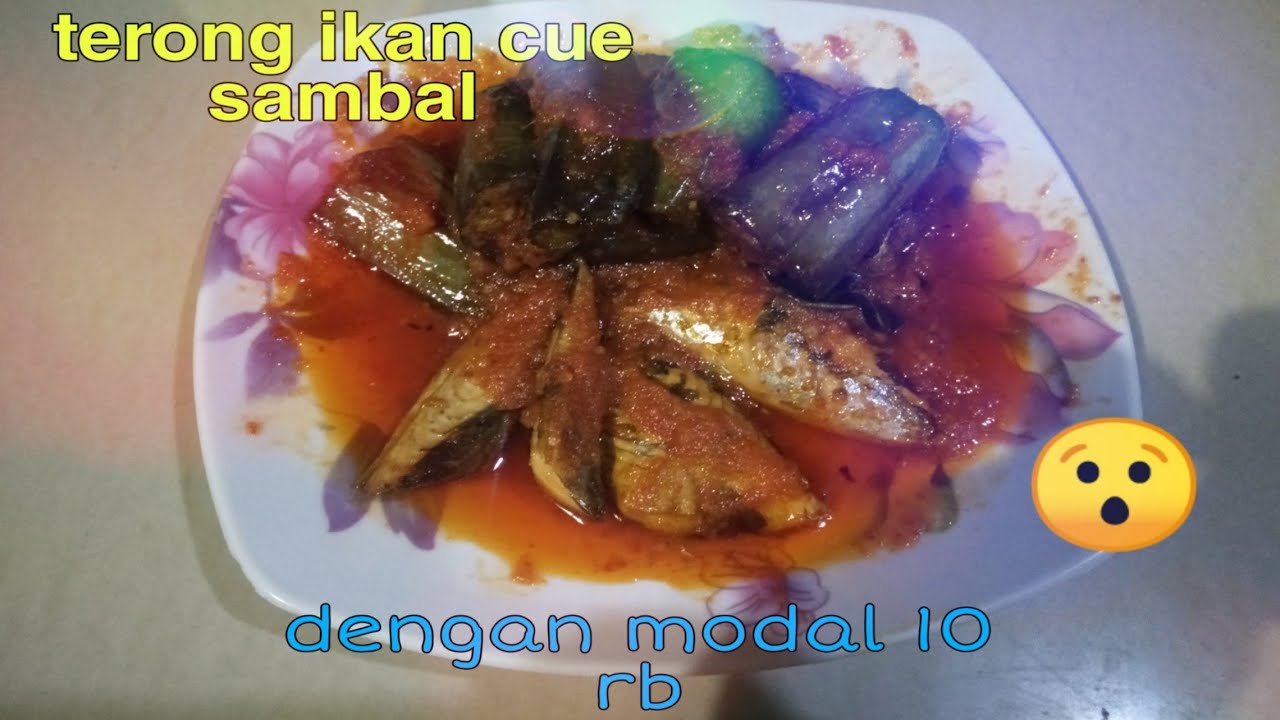Resep masakan terong cue sambal [modal 10 rb]