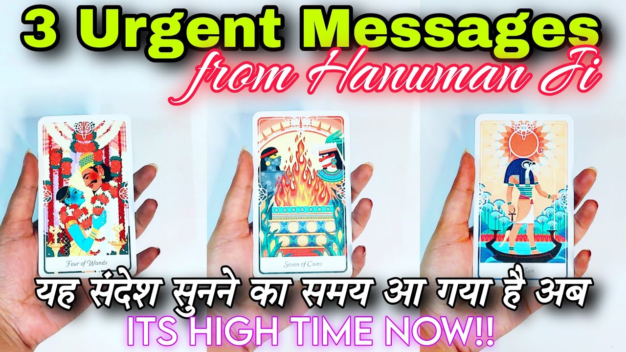 ⭐TIME HAS COME FOR THESE MESSAGES⭐Hanuman Ji's 3 Urgent Messages For You☯️♾🔮Pick An Image🀄Hindi🀄
