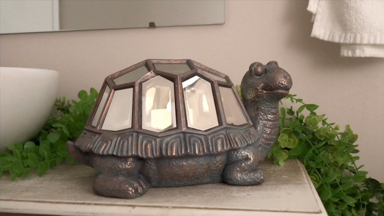 Compass Home Mirrored Animal LED Lit Luminary on QVC