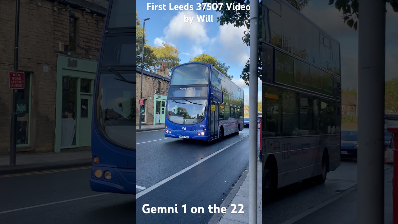 First Leeds Volvo B9TL (37507 YN08 PNJ) on the 22 Loud hoover #Bus #Leedsbus