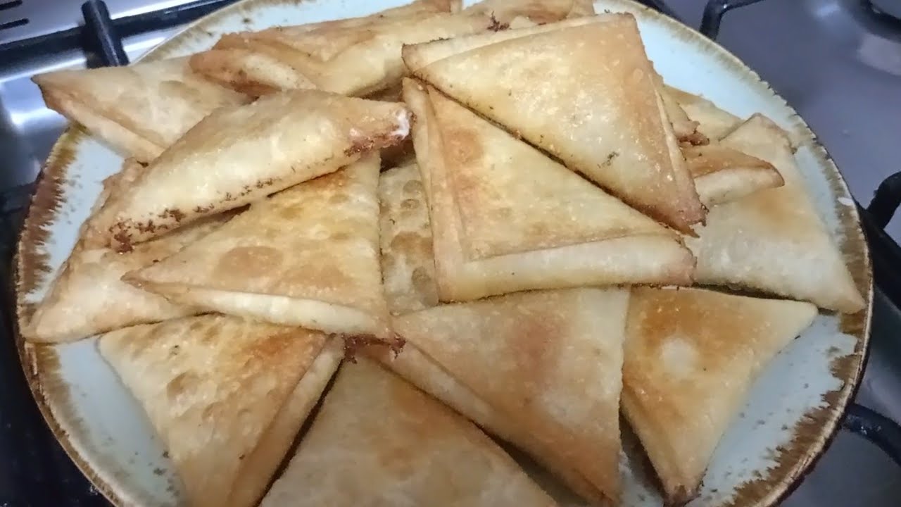 طريقة سمبوسك بجبن كريمي وجبن مشكله روعه بجد من مطبخ نينا المتفائله 