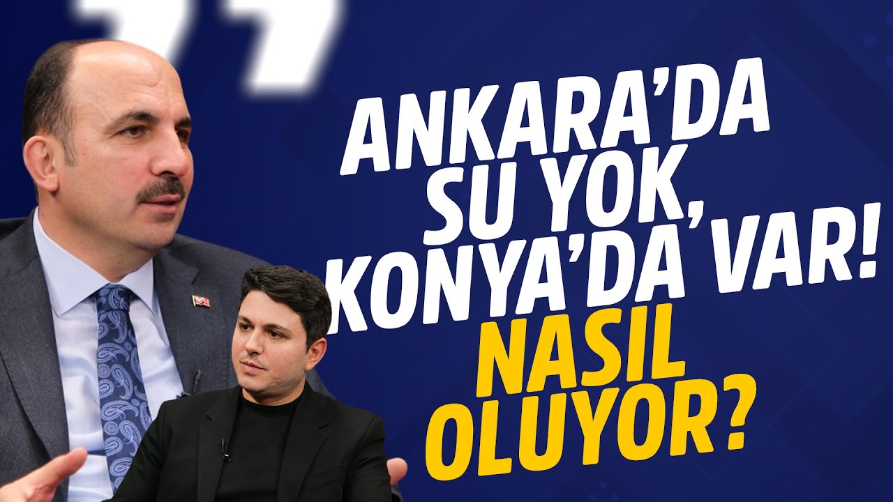 Konya'da su krizi nasıl çözüldü? Başkan Altay'dan Mansur Yavaş'a gönderme