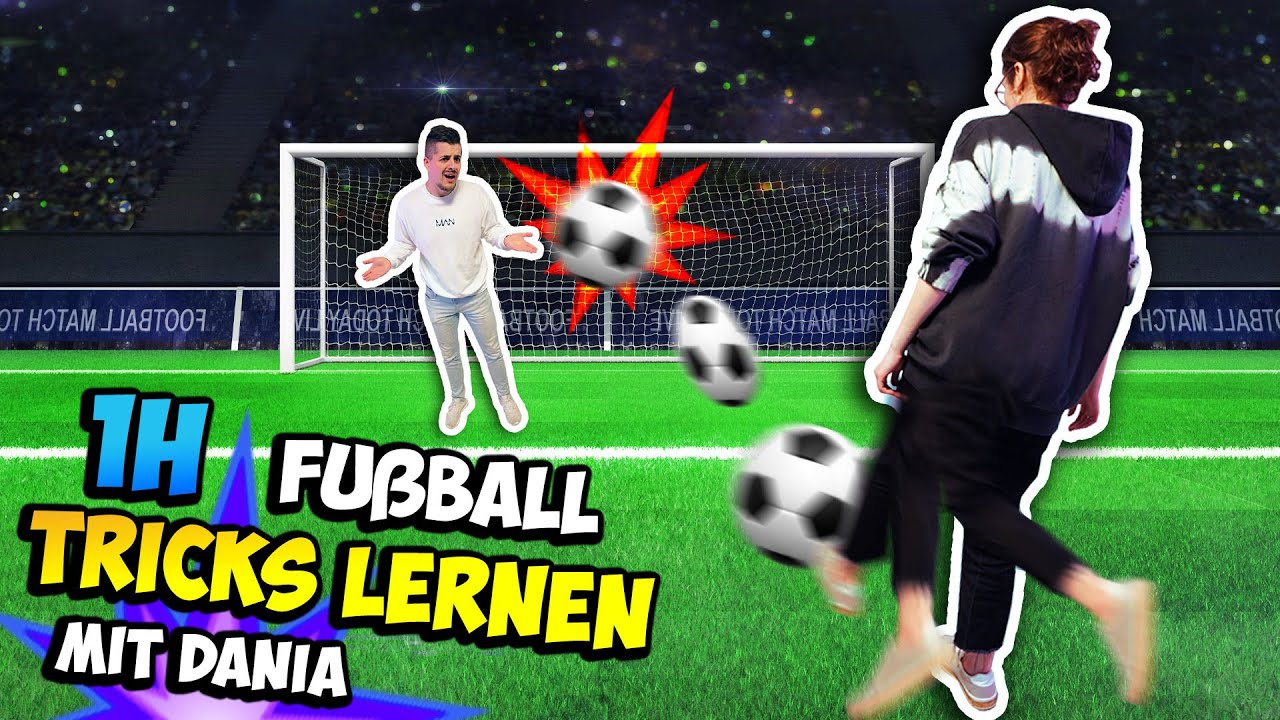 KANN KAAN DANIA IN 1STUNDE FUSSBALLTRICKS ⚽ BEIBRINGEN? Rene reagiert auf ihre Skills 😮